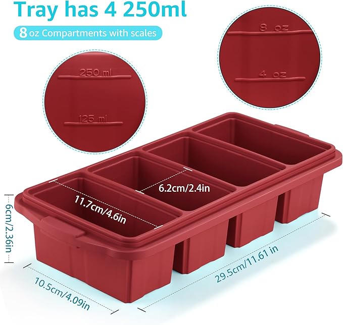 Ztomine Silicone Freezer Tray