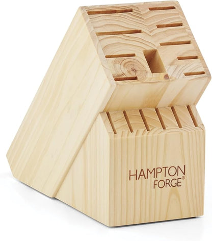 Hampton Forge EpicurePistachio–17Piece BlockSet
