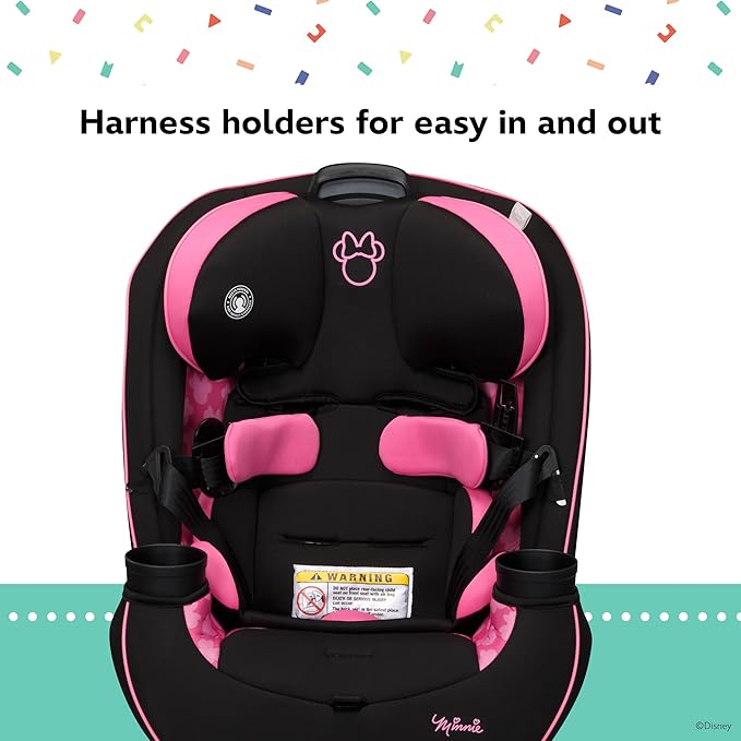 Disney Baby Grow and Go All-in-One Convertible Car Seat, Infant to Toddler Carseat, Midnight Minnie 2