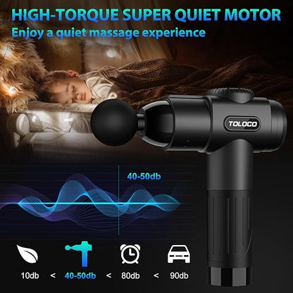 TOLOCO Massage Gun, Deep Tissue Back Massage