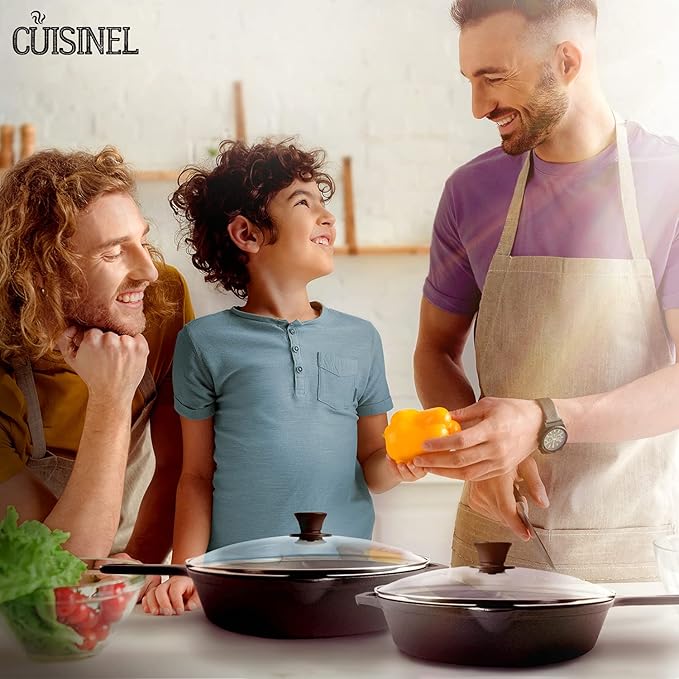 Cuisinel Cast Iron Skillet Set