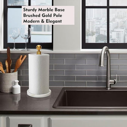 Gold Paper Towel Holder Countertop,