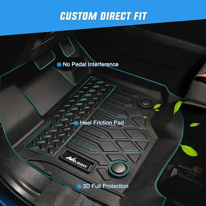 Nilight TPE Floor Mats for Honda HR-V (HRV) 2016 2017 2018 2019 2020 2021 2022,All Weather Custom Fit Heavy Duty Floor Liners