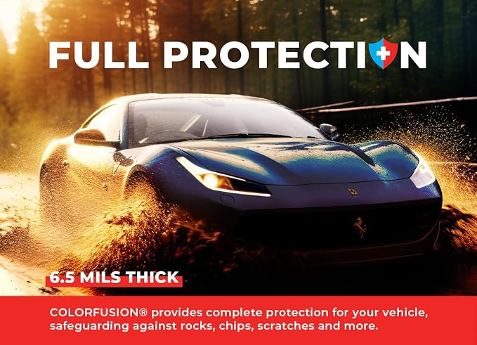 ColorFusion PPF by VViViD, Gloss Metallic Blue Chameleon Dry Apply PPF Vinyl Car Wrap Roll 10ft x 5ft