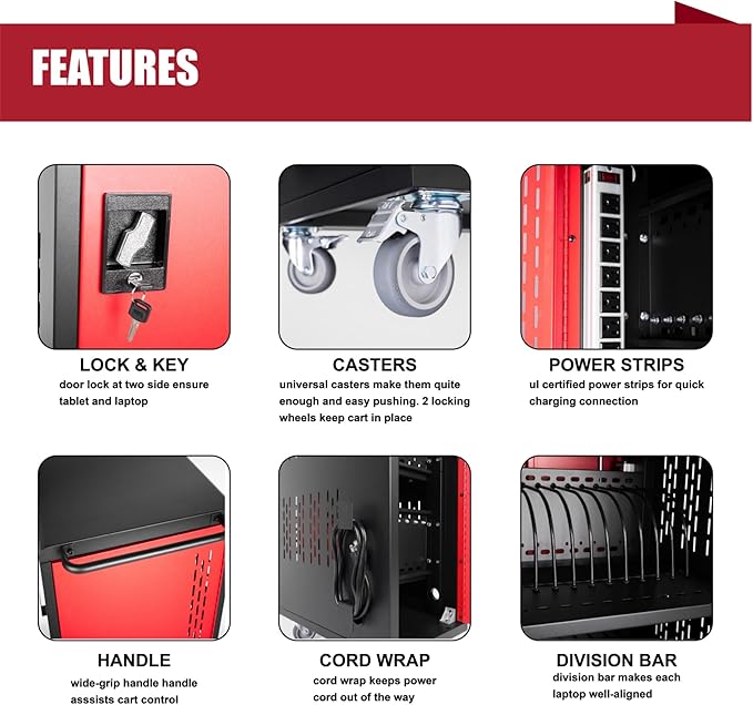 Thetilsy 32 Device Mobile Charging Station