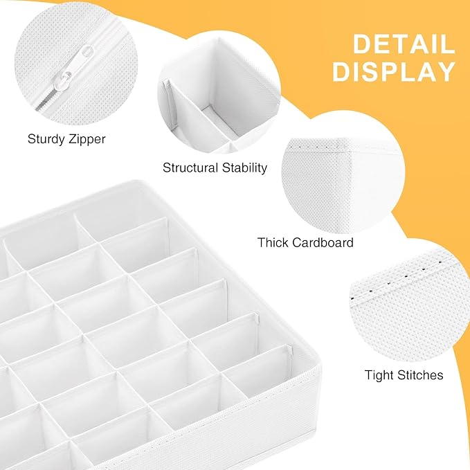 Joyoldelf Sock Organizer Drawer Organizer