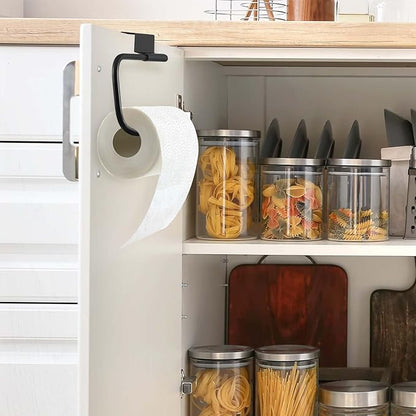 Yaocom 12.4 Inches Cabinet Door Paper Towel Holder Camper Under Sink No