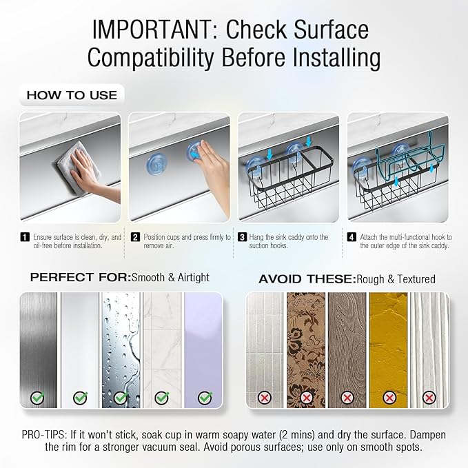 3-in-1 Kitchen Sink Caddy Organizer