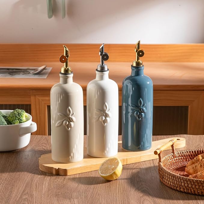 Sweejar Ceramic Olive Oil Dispenser Bottle