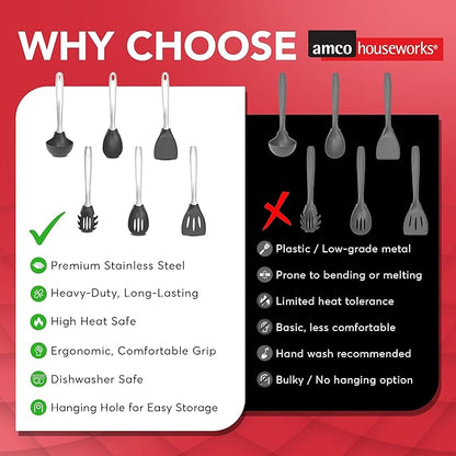 Amco 6-Piece Nylon Utensil Set