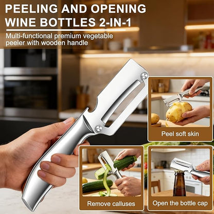 2Pc Multi-Functional Vegetable Peeler