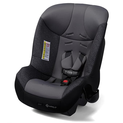 Safety 1st Smooth Ride Convertible Car Seat, 2-in-1 Rear & Forward Facing, 5-40 lbs, 30-50 lbs, Fits 3 Across, Slim Design, Latch, Machine-Washable, Travel-Ready, Steamship