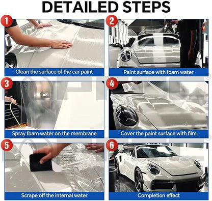 for Toyota Corolla GR 2023-2024 TPU Clear 9Mil Pre-Cut Paint Protection Film Car Vinyl Wrap,PPF Transparent Protective Anti-Scratch Self Adhesive Waterproof Car Wrap Film,for Hood Film