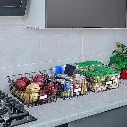 8 Set, Extra Large Wire Baskets