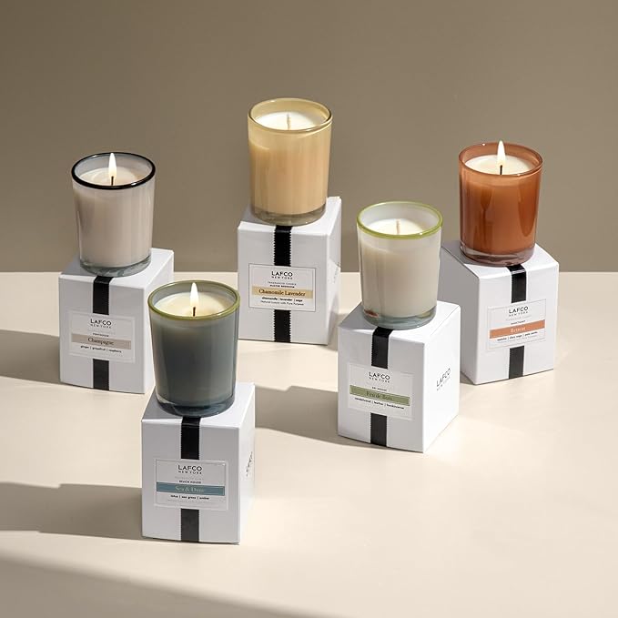 LAFCO New York Votive Candle, Sea & Dune - 1.9 oz - 20-Hour Burn Time - Reusable Glass Vessel - Made in The USA