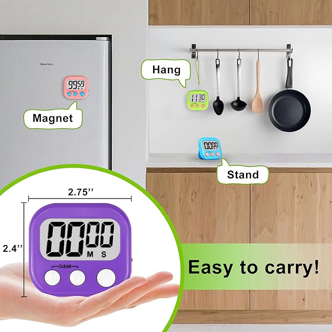 Digital Timer for Kids Teacher Supplies Classroom Timer for Study Learning