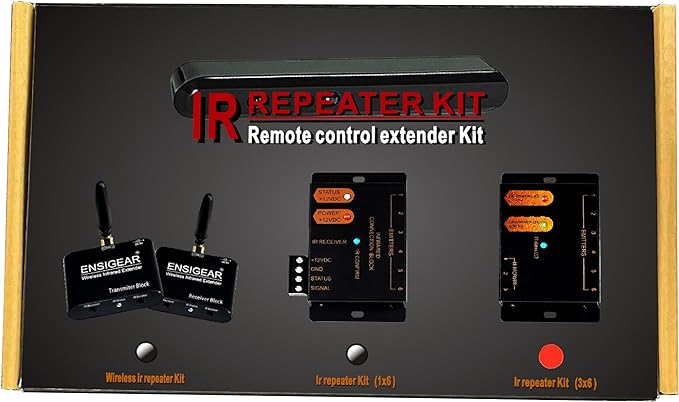 IR Repeater Kit, ir Repeater System，IR Remote Control Extender .Supports up to