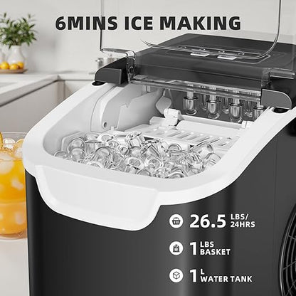 Antarctic Star Countertop Ice Maker, Portable Ice Machine