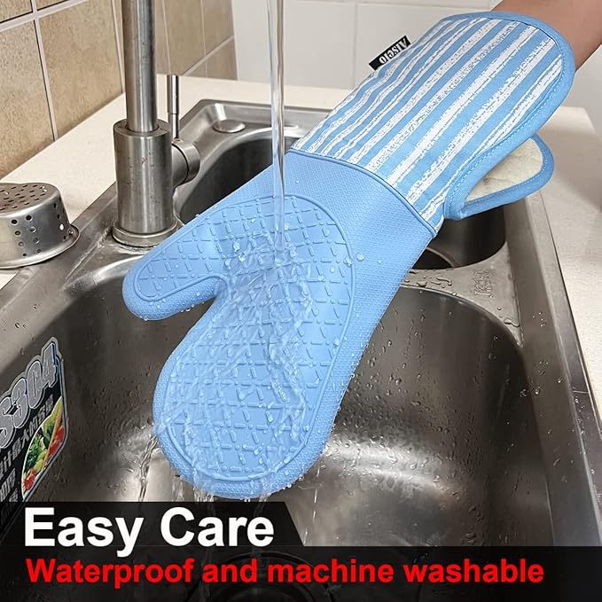 Alselo Silicone Oven Mitts Heat Resistant 932℉
