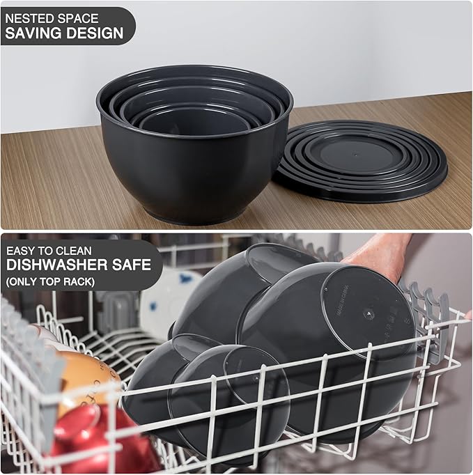 Greentainer Plastic Mixing Bowls