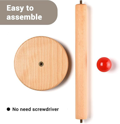 Paper Towel Holder, Wooden Kitchen Roll Stand