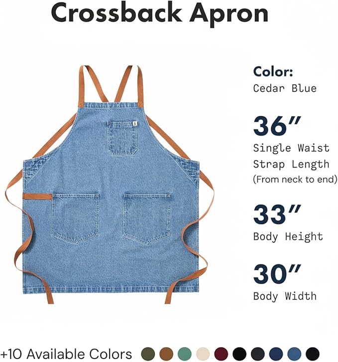 hedley & bennett Crossback Apron
