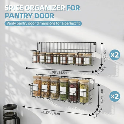 Spice Rack Wall Mount, Spice Organizer