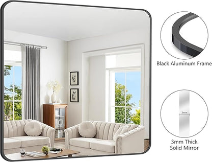 FORBATH Bathroom Mirror 42x42 Inch, Large Square Vanity Mirror