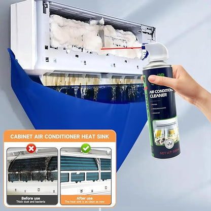 Mini Split Cleaning Kit for Air Conditioner,2 Bottles of air Conditioner Cleaner,2 Air Conditione Waterproof Bag, 4 Wall Mounted Air Conditioner Cleaning Tools etc.