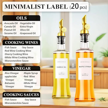 Olive Oil Dispenser Bottles for Kitchen