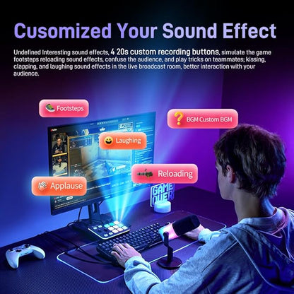 MAONO Gaming Audio Mixer, Audio Interface