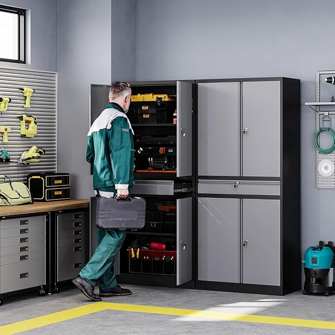 Letaya Metal Garage Storage Cabinet