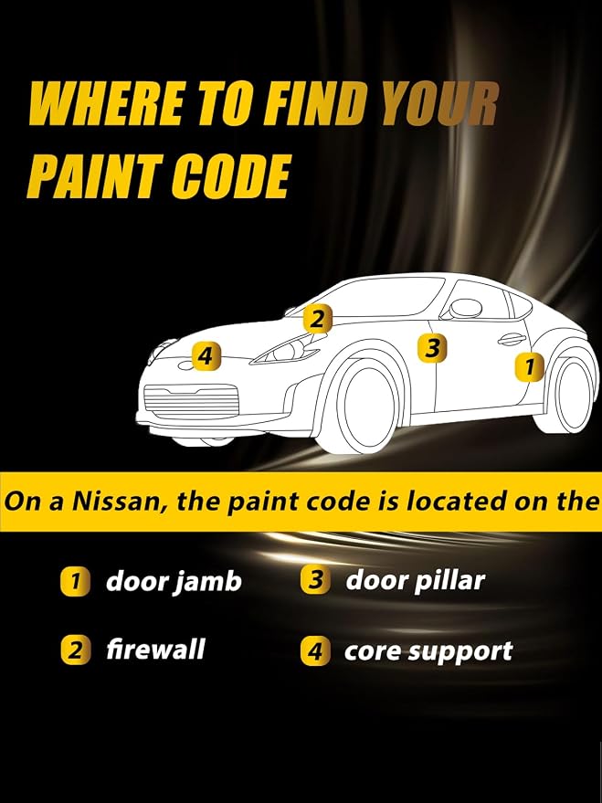 White(Q10) Touch Up Paint Compatible with Nissan, Exact Match Car Paint Pen Automotive Scratch Repair Remover Kit Quick & Easy Solution for Vehile Chips and Nicks