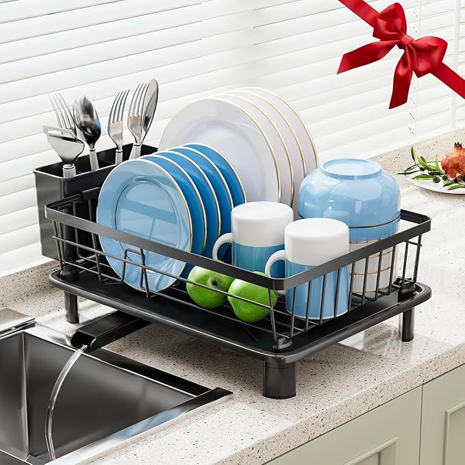 GAOKASE Dish Drying Rack, Stainless Steel-Dish Rack, Dish Racks