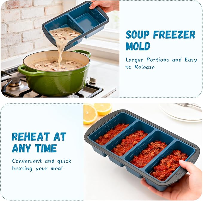 GORCI Silicone Freezer Tray
