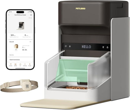 PETLIBRO RFID Automatic Cat Feeder, Collar Tag-Activated Personalized Meals