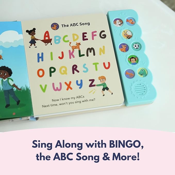 Learning Songs, Press and Play Song Book Nursery Rhymes, Button and Sound Module, Classic Nursery Rhymes and Children's Music
