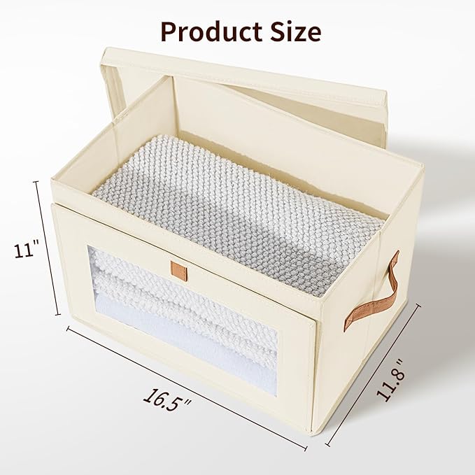 DIMJ Storage Bins with Lids