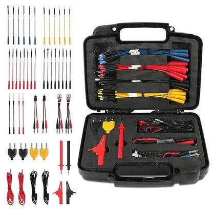 48PCS Automotive Circuit Test Leads Kit Electrical Breakout Leads Automotive Kit Multi Function Auto Diagnostic Tools Multimeter Test Leads Kit