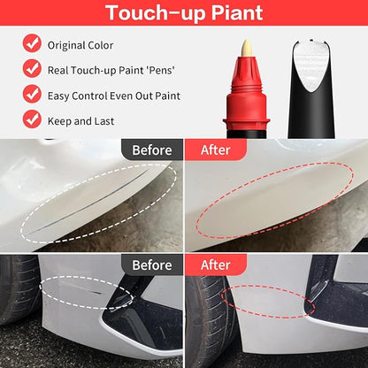 Carhoo C1X Sunset Orange Touch Up Paint Suitable For BMW, Genuine Custom Color Car Touch Up Paint, With Pen Tip & Fine Brush