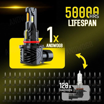 Lights Compatible for Chevy Trailblazer Light Bulbs for Off road Use, Years: 2002 2003 2004 2005 2006 2007 2008 2009, 48000 Lumens 800% Brightness, Pack of 4