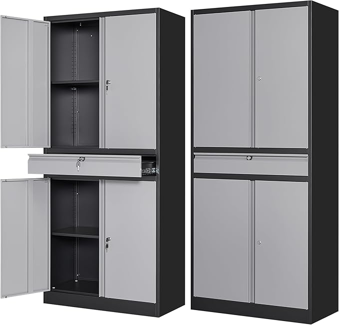Letaya Metal Garage Storage Cabinet