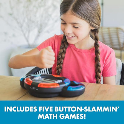 Educational Insights Multiplication Slam - Interactive Math Games, Division & Multiplication Game for 3rd Graders, Handheld Kids' Electronics, STEM Learning Tools for Ages 8+