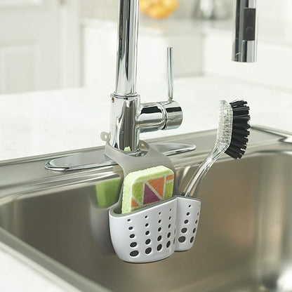 Casabella Sink Sider Faucet Caddy Sponge Holder