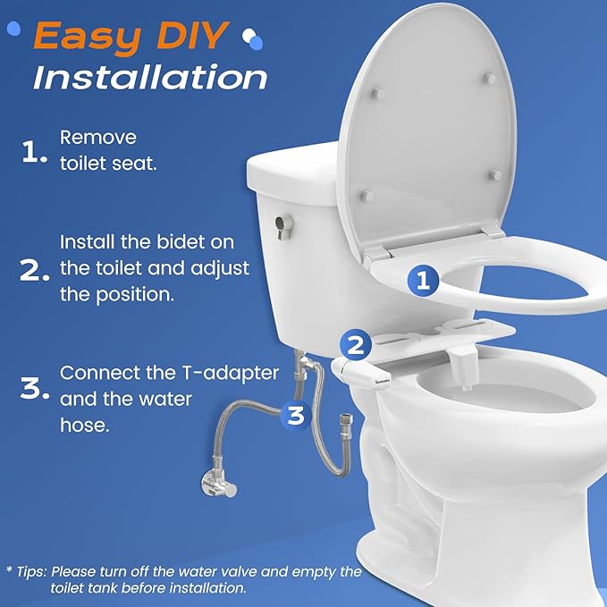 SAMODRA Ultra-Slim Bidet Attachment