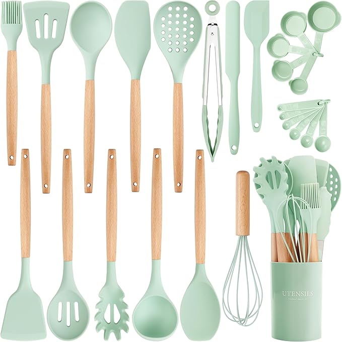 26 Pcs Silicone Cooking Utensils Set