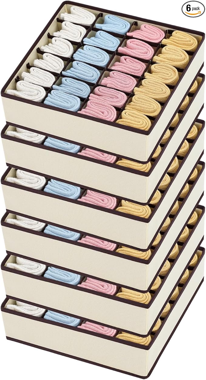 Joyoldelf Sock Organizer Drawer Organizer