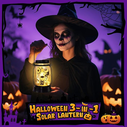 Halloween Decorations Halloween Decor Eyeballs Solar Lanterns Eyeball Decorations Outdoor Lights Solar Garden for Yard, Patio,Backyard,Porch Torches Light