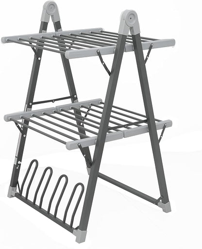 SHARNDY Electric Heated Clothes Drying Rack, Foldable Heated Garment Dryer