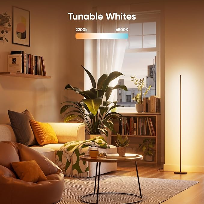 Nanoleaf Matter Smart Floor Lamp, LED Standing Lamps Work